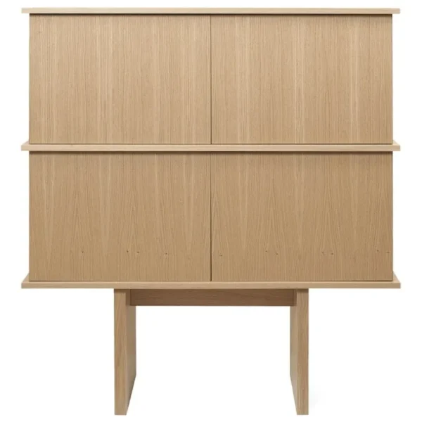 ferm LIVING Stilt sideboard, dubbel, naturbetsad ek