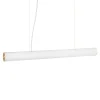 ferm LIVING Vuelta hänglampa, 100 cm, vit - mässing