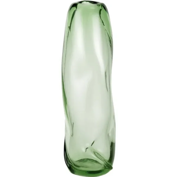 ferm LIVING Water Swirl vas, hög, återvunnet glas
