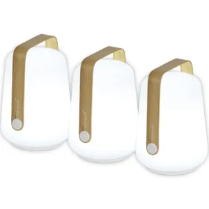 Fermob Balad lampa 12 cm, 3-pack, bambu