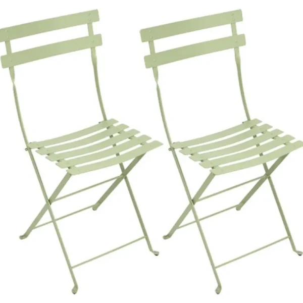 Fermob Bistro Metal stol, 2-pack, pilgrön