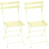 Fermob Bistro Metal stol, 2-pack, frosted lemon