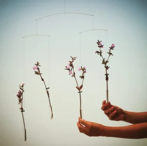 Barn Flensted Mobiles Flying Flowers mobil