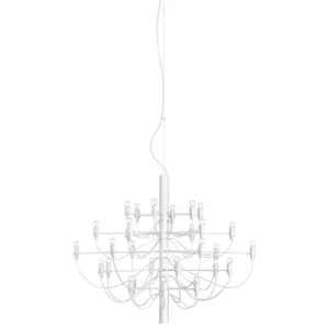 Flos 2097/30 ljuskrona, vit