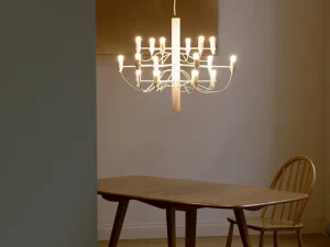 Flos 2097/30 ljuskrona, vit