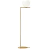 Flos IC F2 golvlampa, mässing