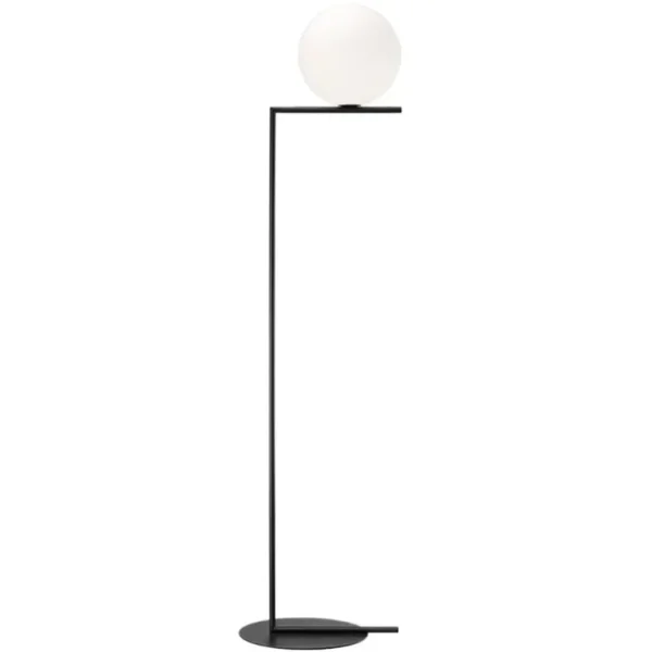 Flos IC F2 golvlampa, svart