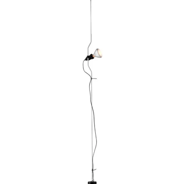 Flos Parentesi golvlampa, vit, dimbar