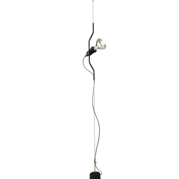Flos Parentesi golvlampa, svart, dimbar