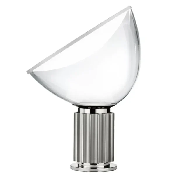 Flos Taccia bordslampa, liten, silver