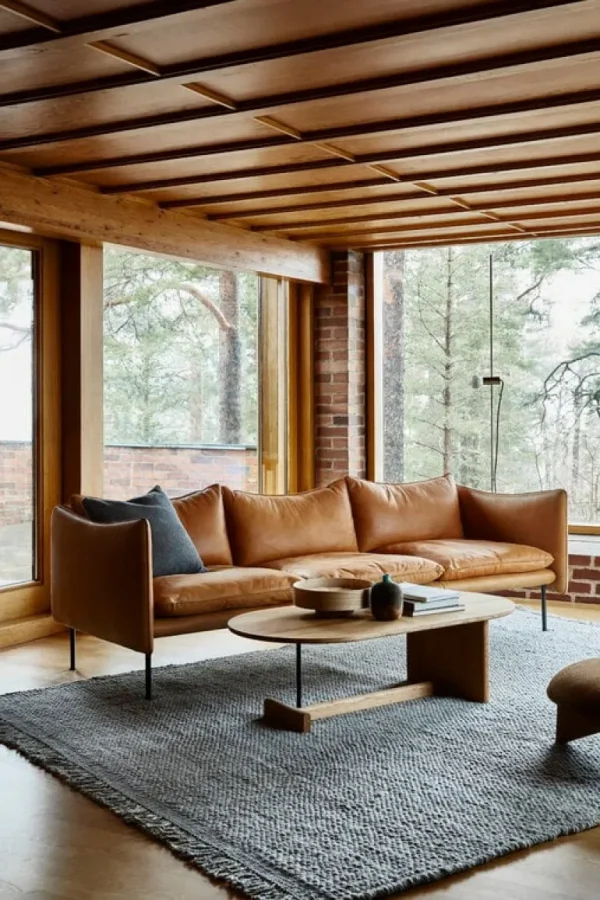Fogia Koku soffbord, ovalt, lackad ek