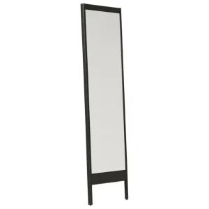 Form & Refine A Line spegel, svart ek