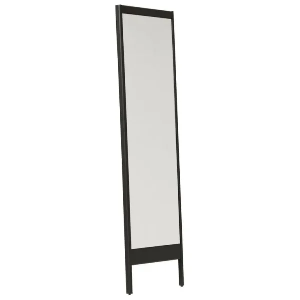 Form & Refine A Line spegel, svart ek