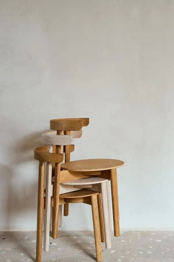 Form & Refine Lunar stol, vitoljad ek