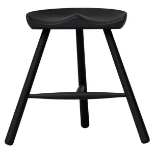 Form & Refine Shoemaker Chair No. 49 pall, svart bok