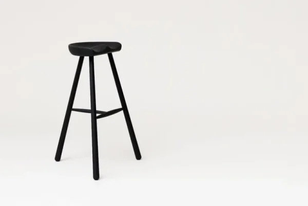 Form & Refine Shoemaker Chair No. 78 barstol, svart bok