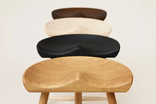 Form & Refine Shoemaker Chair No. 49 pall, svart bok