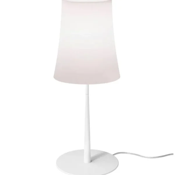 Barn Foscarini Birdie Easy Grande bordslampa, vit