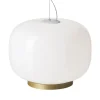 Foscarini Chouchin Reverse 1 hänglampa, vit - guld