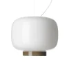 Foscarini Chouchin Reverse 3 pendellampa, vit - grå