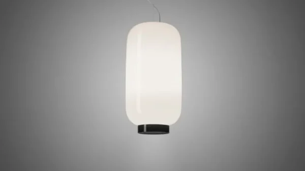 Foscarini Chouchin Reverse 2 taklampa, vit - svart