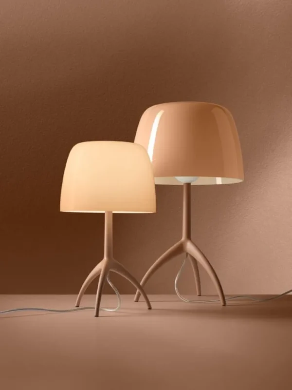 Foscarini Lumiere Nuances bordslampa, stor, Cipria