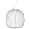 Foscarini Spokes 2 pendellampa, dimbar, vit