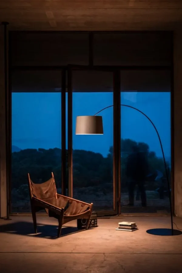 Foscarini Twiggy Wood golvlampa, svart