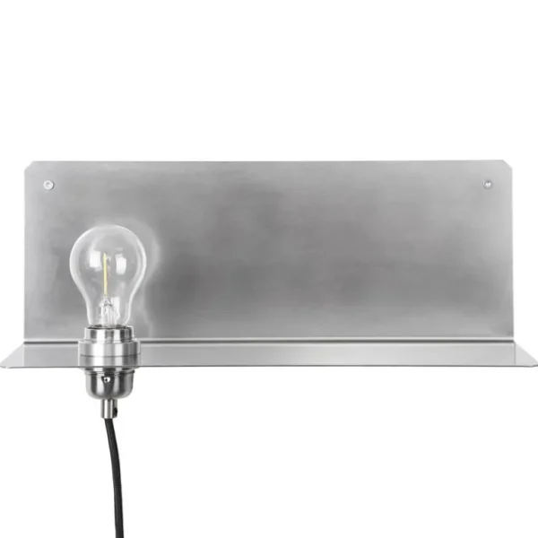 Frama 90° vägglampa, rostfritt stål