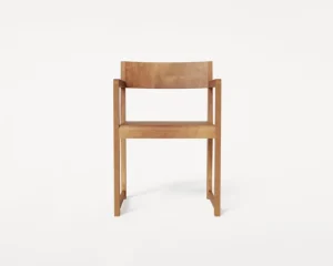 Frama Armrest Chair 01, varmbrun björk