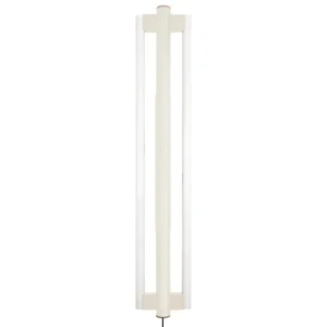 Frama Eiffel Double vägglampa, 100 cm, kräm