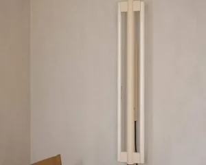 Frama Eiffel Double vägglampa, 100 cm, kräm