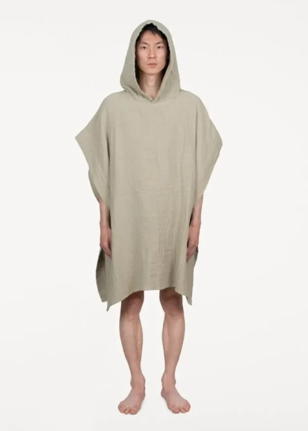 Frama Light Towel poncho, salvia