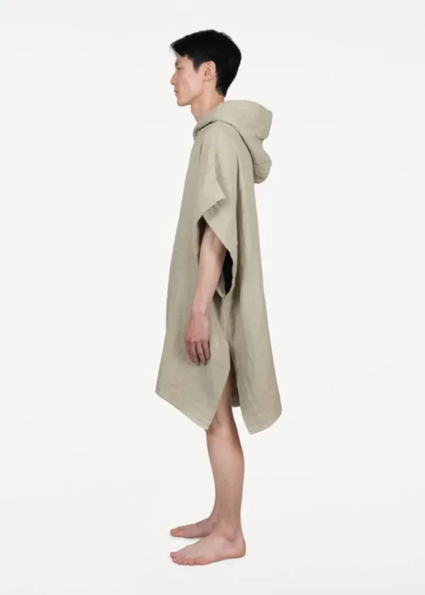 Frama Light Towel poncho, salvia