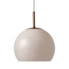 Frandsen Ball Glass, pendellampa, 18 cm, sandgrå