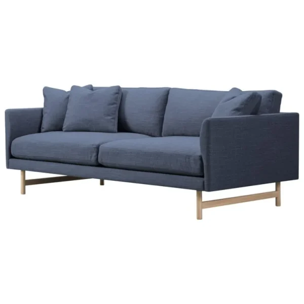 Fredericia Calmo soffa 95, 2-sits, lackad ek - Sunniva 783