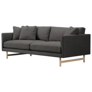 Fredericia Calmo soffa 95, 2-sits, lackad ek - Sunniva 173