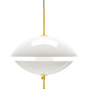 Fritz Hansen Clam pendel, 55 cm, opal