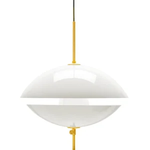 Fritz Hansen Clam pendellampa, 44 cm, opal