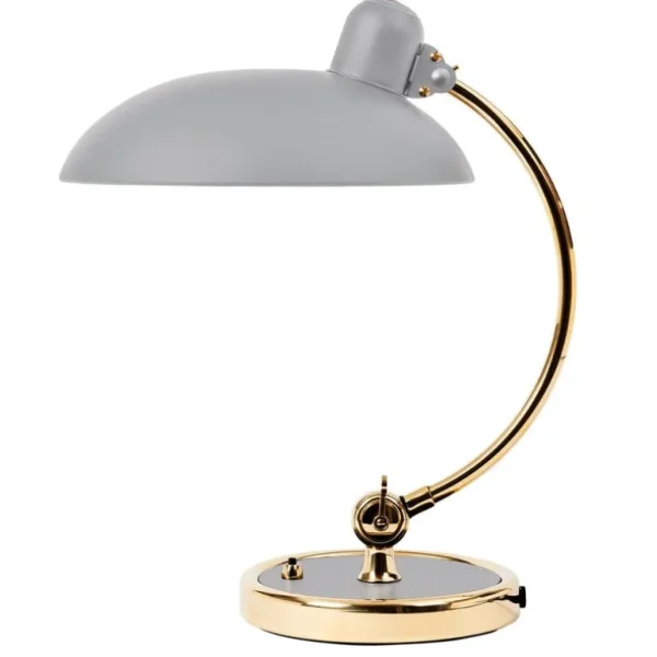 Fritz Hansen Kaiser Idell 6631-T Luxus bordslampa, Easy Grey – mässing