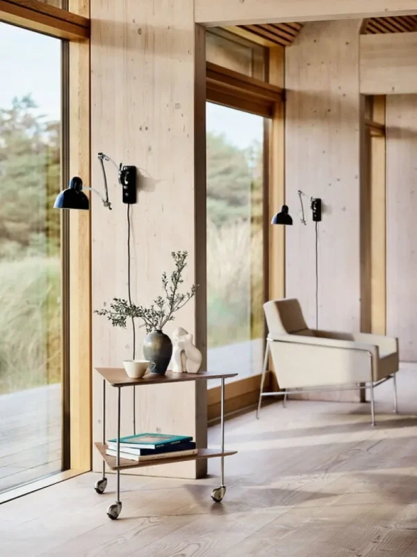 Fritz Hansen Kaiser Idell 6559-W vägglampa, svart