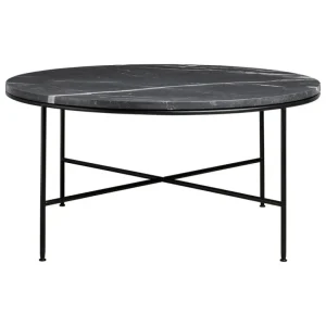 Fritz Hansen Planner MC300 soffbord, cirkulärt, svart - marmor Charcoal