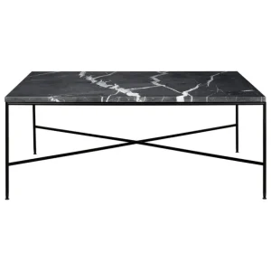 Fritz Hansen Planner MC340 soffbord, svart - Marble charcoal