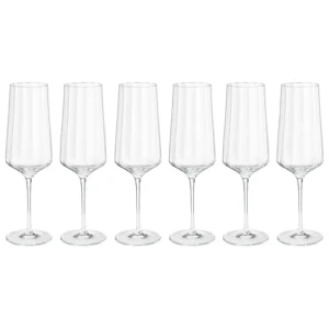 Georg Jensen Bernadotte champagneglas, 6 st