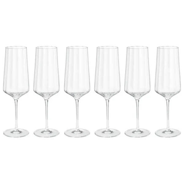 Georg Jensen Bernadotte champagneglas, 6 st