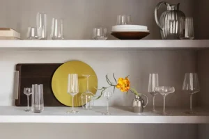 Georg Jensen Bernadotte glas, lågt, 6 stycken