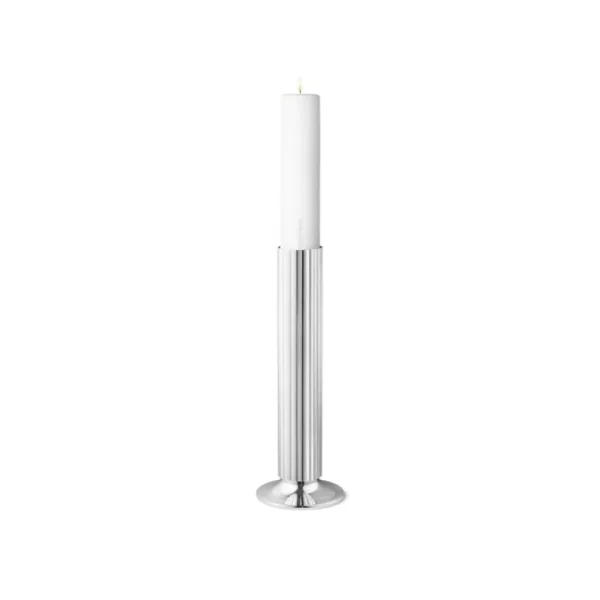 Georg Jensen Bernadotte golvljusstake, 40 cm, rostfritt stål