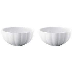 Georg Jensen Bernadotte skål, liten, 2 st, porslin
