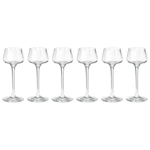 Georg Jensen Bernadotte snaps-glas, 6 st