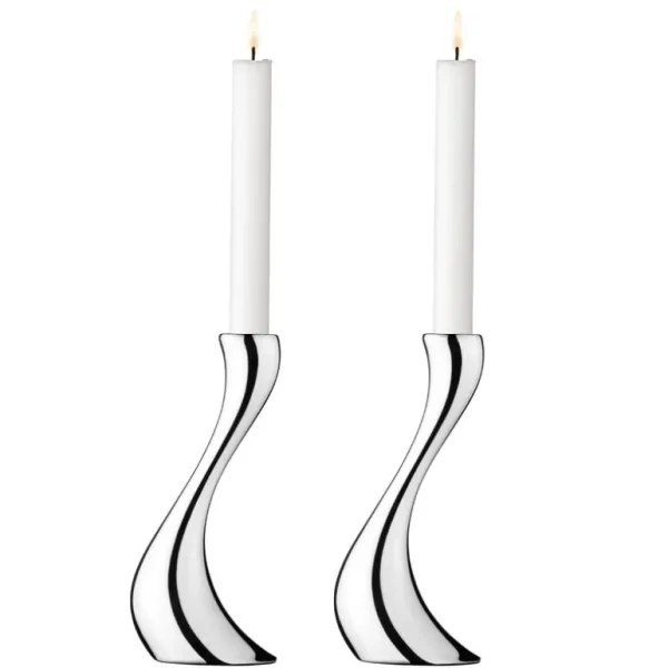 Georg Jensen Cobra ljusstake, 2 st